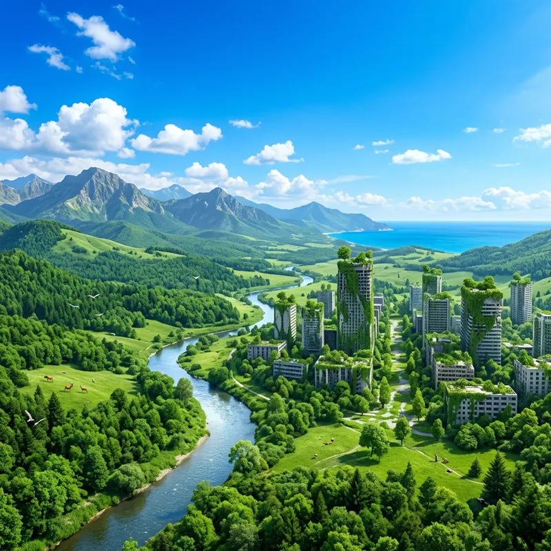 Serene Beauty of an Uninhabited World Serene Beauty of an Uninhabited World