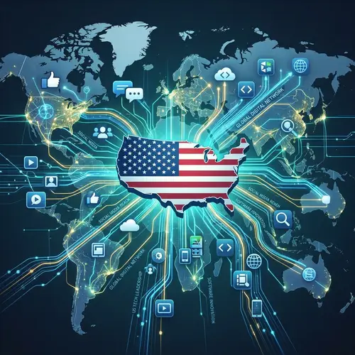US Digital Dominance in Tech and Social Media