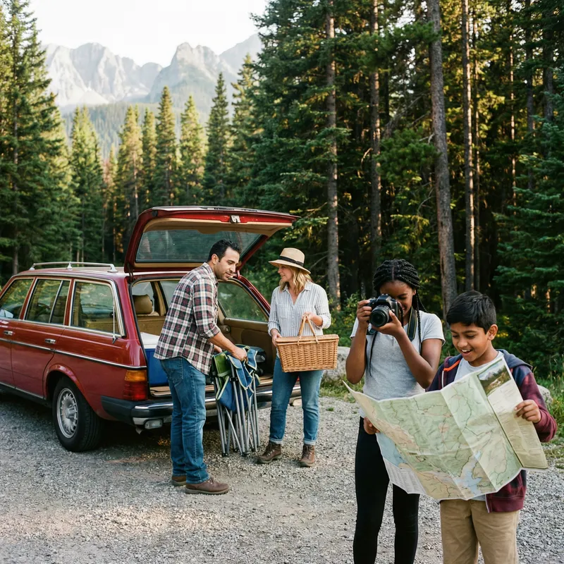 Cinematic Family Adventure: Multicultural Travel Journey