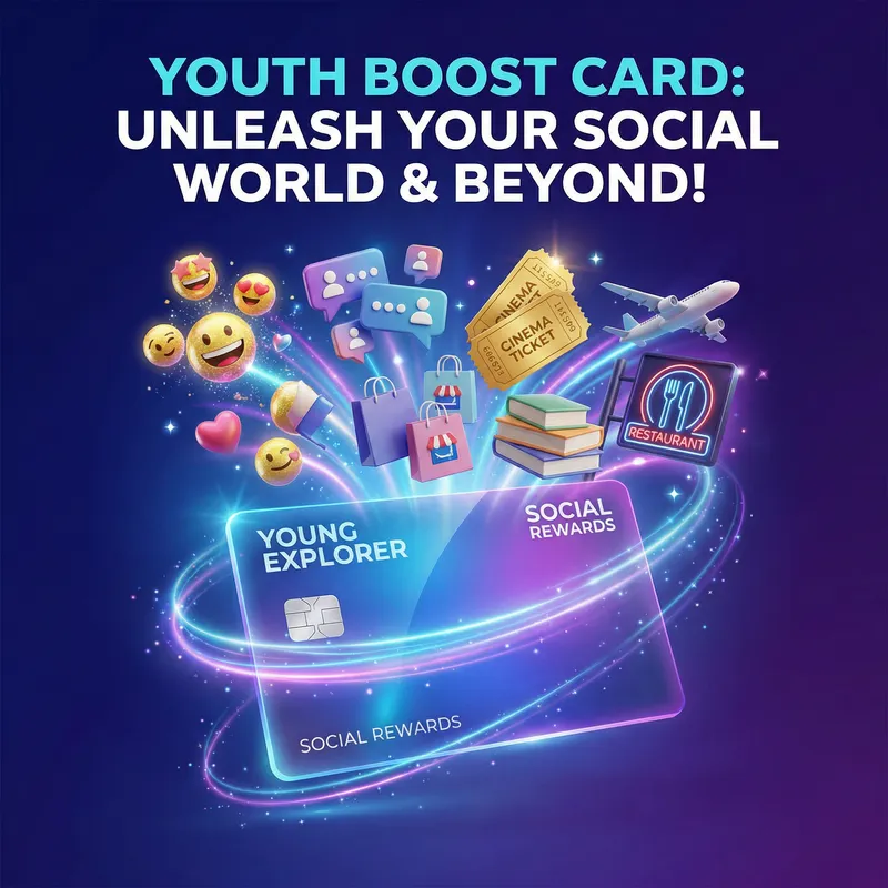 Youthful Social Credit Card | Connect & Save on Purchases