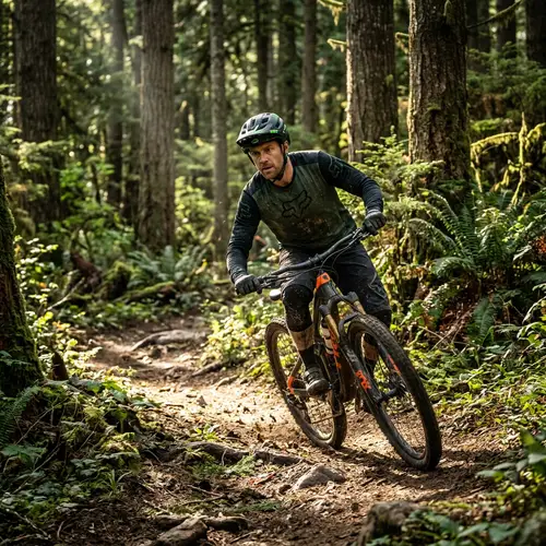 Mountain Biking Adventure in Lush Forest | Outdoor Cycling