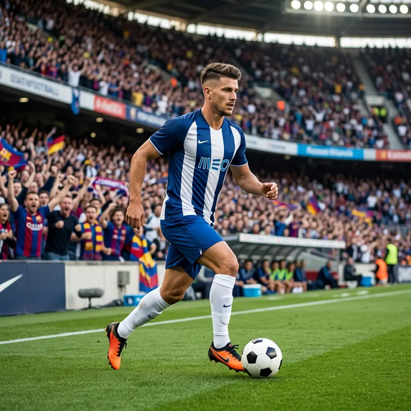 Ronaldo - Professional Football Player Dribbling