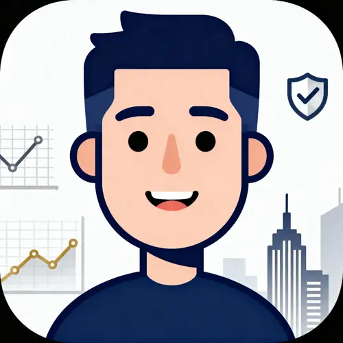 Professional AI Financial Assistant Icon