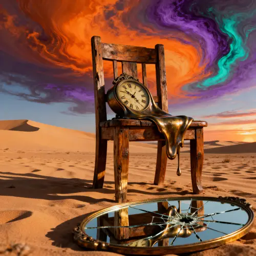 Surreal Dreamscape Inspired by Dalí's Art