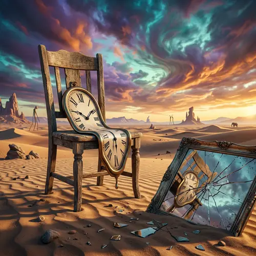 Surreal Dreamscape Inspired by Dalí's Art