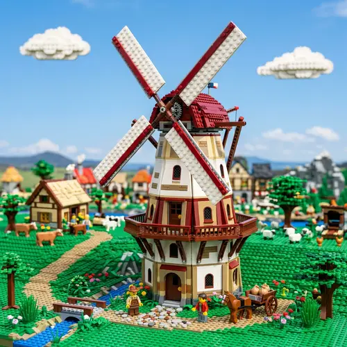 Windmill with LEGO: Build Your Dream