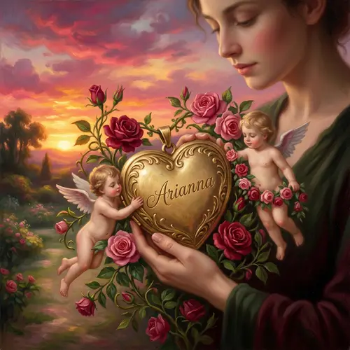 Profound Affection for Arianna - Love Symbol Artwork