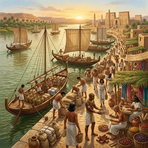 Transportation and Trade in Ancient Egypt