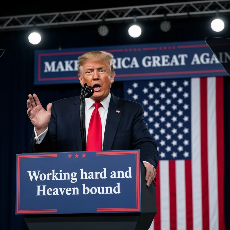 Donald Trump: Working Hard and Heaven Bound
