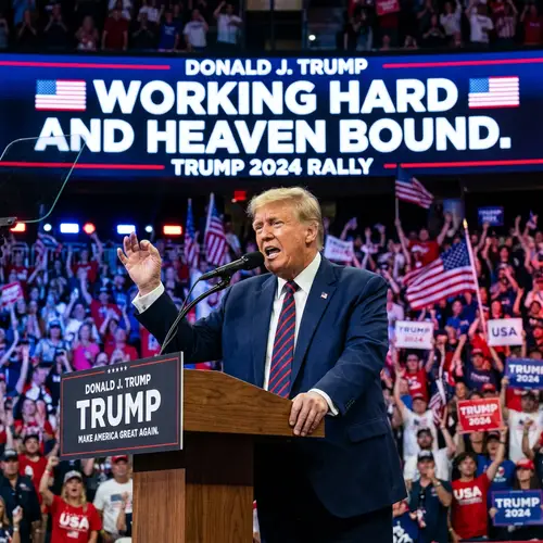 Donald Trump: Working Hard and Heaven Bound