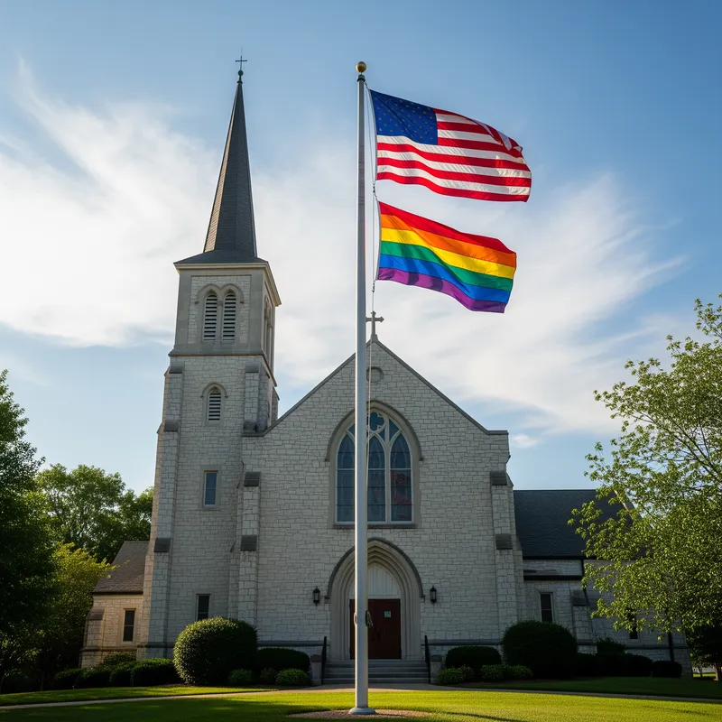 Pride and Patriotism: Flags at Church