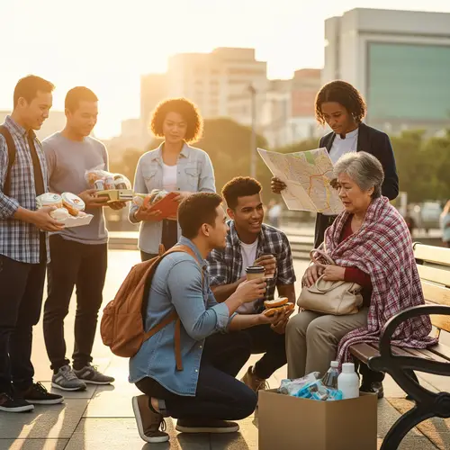 Helping Someone in Need - Compassion in Action