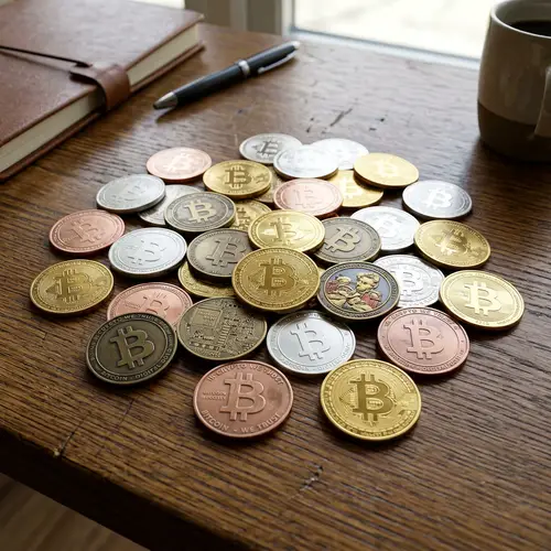 Various Types of Bitcoin on Display