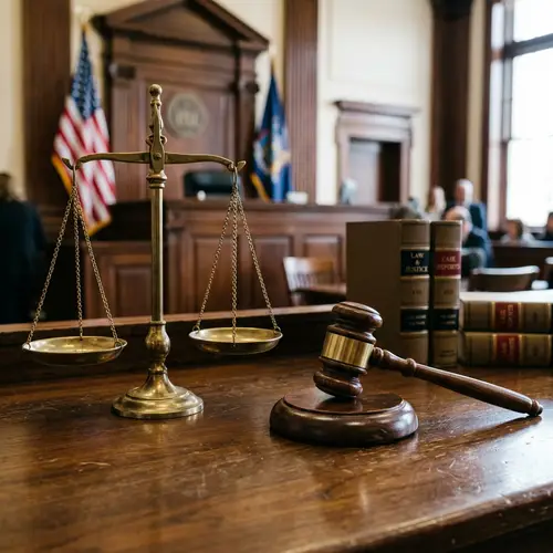 Legal Scale and Gavel: Justice Symbols