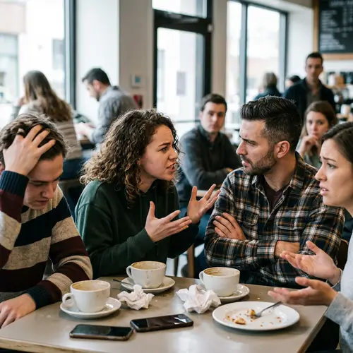 Friends Arguing: Resolving Conflicts Together