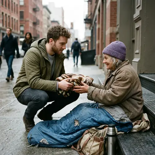 Helping Someone in Need - Compassion in Action