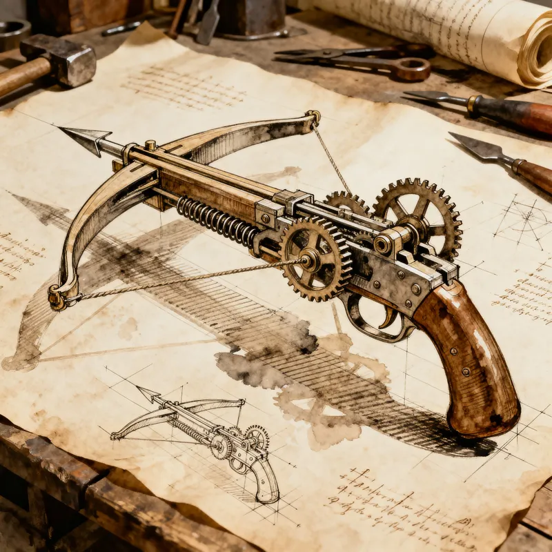 Da Vinci Style Weapon Design Project