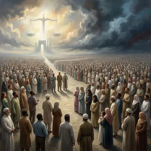 Islamic Day of Judgment Artistic Concept