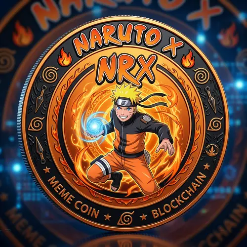 Naruto X Meme Coin Logo - NRX Symbol Design