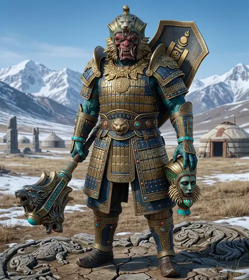 God of War: Mongolian Sehkew in Laufey Style