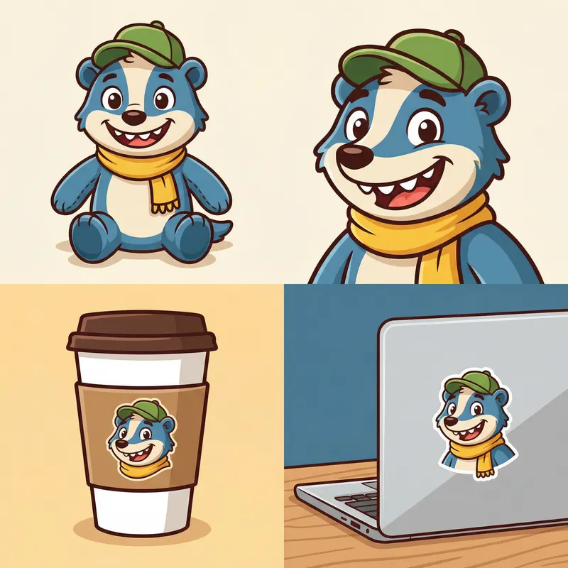 Memorable Cartoon Mascot for Your Brand
