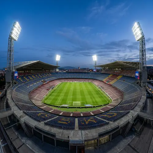 Iconic Stadium Hosting Grand Football Matches and Events
