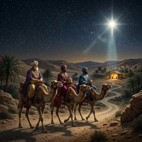 Epiphany Three Kings Biblical Scene | Serene Image