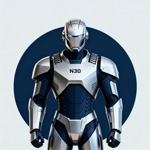 Premium N30 Tank Mascot for Social Media Branding