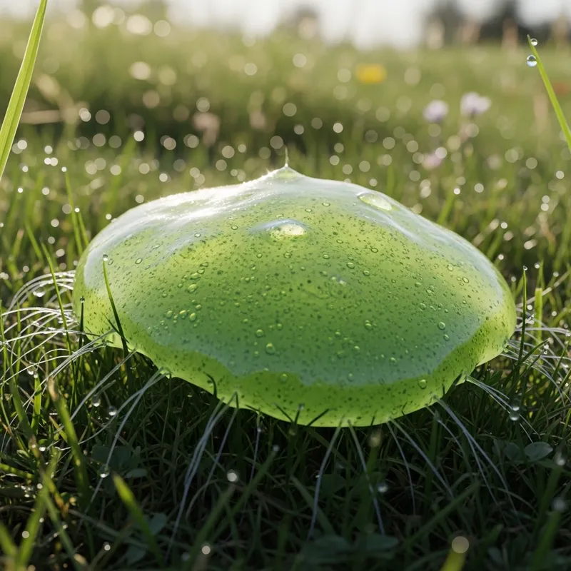 Grass-Dwelling Slime: Nature's Unique Organism