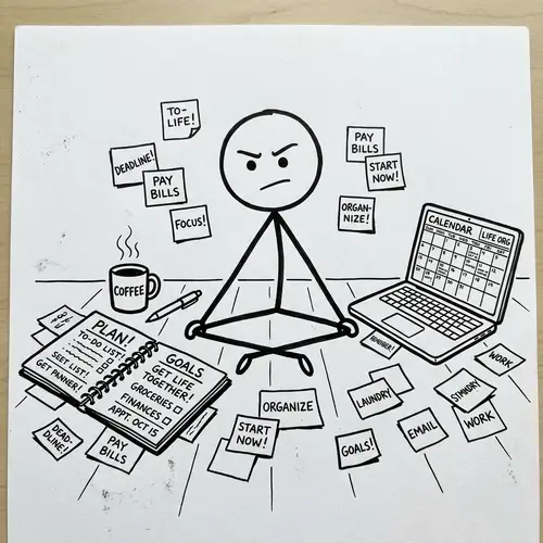Get Organized: Stick Figure Inspiration