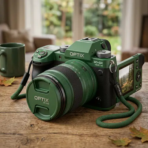 3D Green Camera - Stunning Visuals