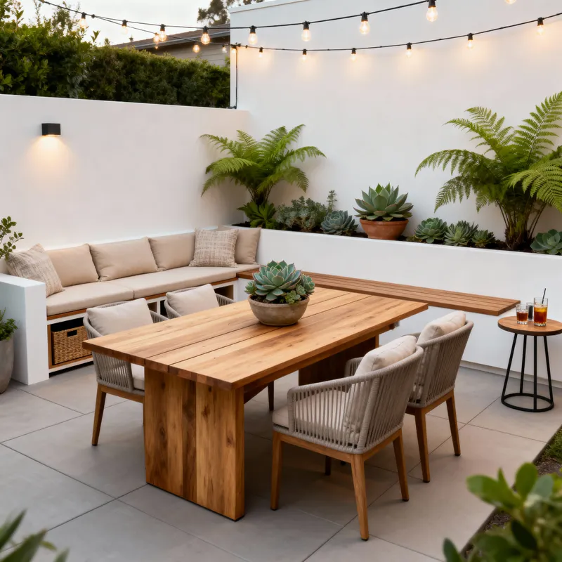 Transform Your Patio: Organized & Beautiful Setup