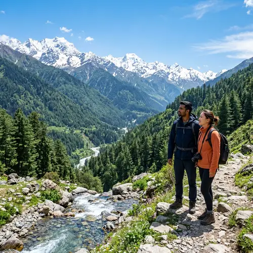 Majestic Beauty of Himachal: Green Forests & Snow-Capped Peaks