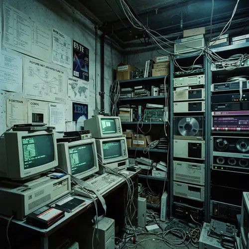 Obsolete IT Equipment with a Futuristic Twist