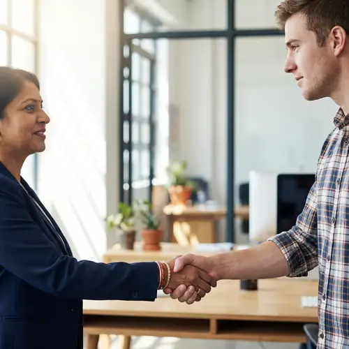 Professional Handshake: Bridging Cultures in Business