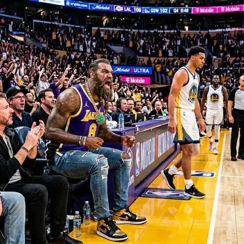 Angry King from Clash of Clans Roasting Lebron James Courtside