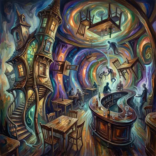 Surreal Vintage Tavern with Unconventional Architecture