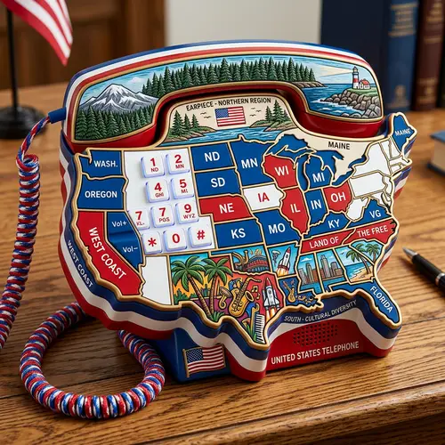 US Telephone Design: A Creative Interpretation of the Country's Geography