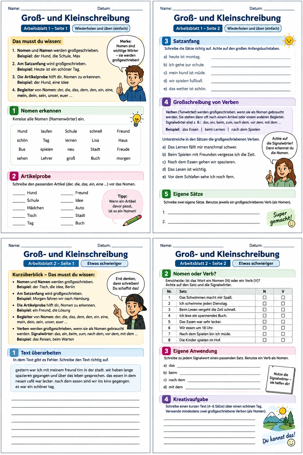 Groß und Kleinschreibung
