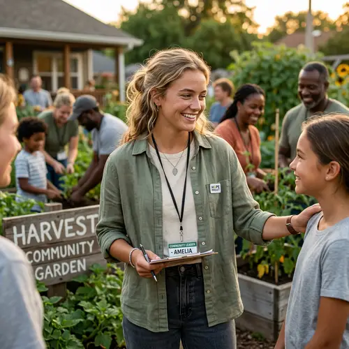 Empathetic 19-Year-Old Blonde Leader