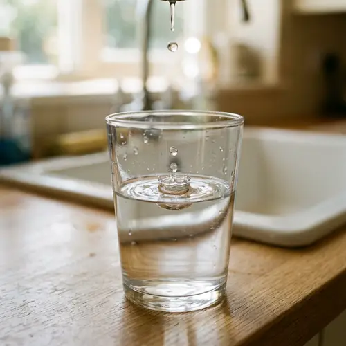 Water Dropping Inside a Cup - Captivating Moments