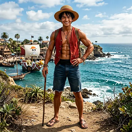 Straw Hat Luffy - Adventure Awaits