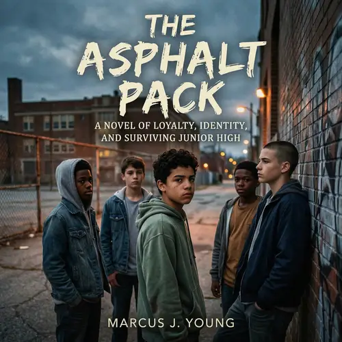 Striking Junior High School Gangs Book Cover Design