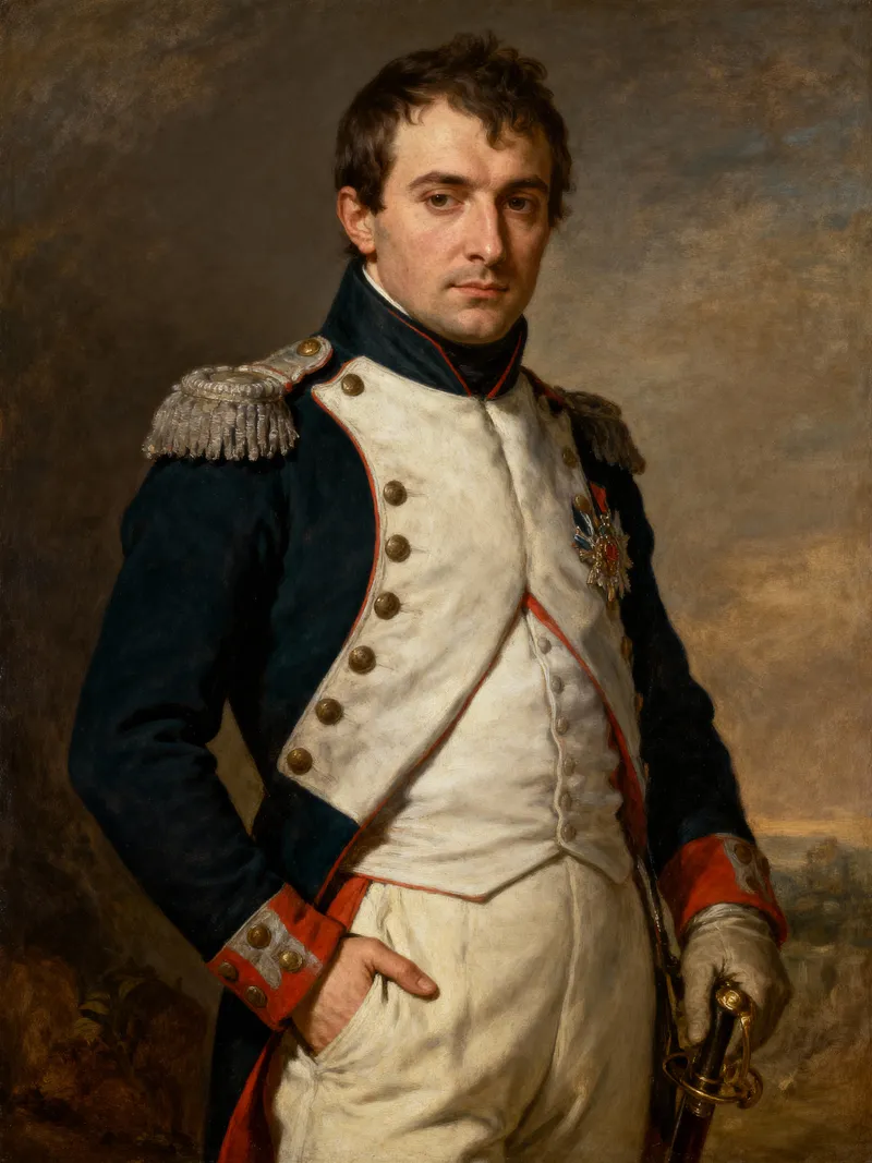 Napoleon Bonaparte in Da Vinci Style - Renaissance Art