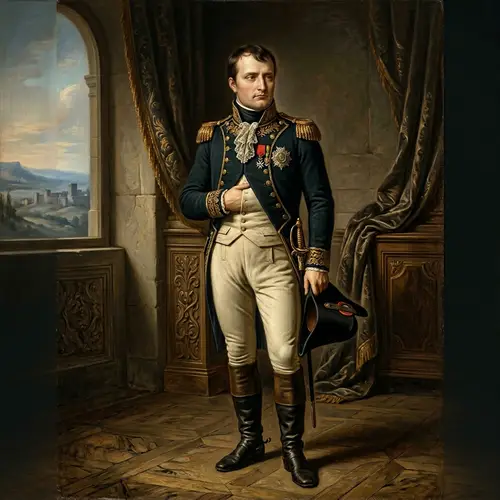 Napoleon Bonaparte in Da Vinci Style - Renaissance Art