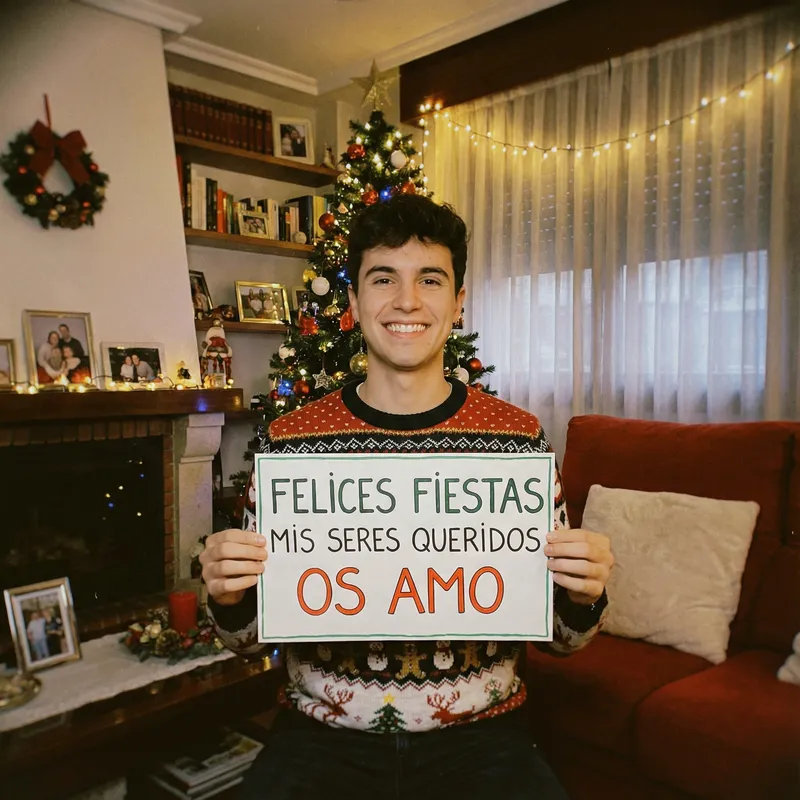 Happy Holidays Photo for Loved Ones