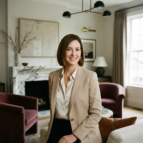 Sophisticated Interior Designer Headshot