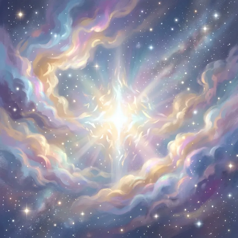 Divine Presence: Ethereal Light of God