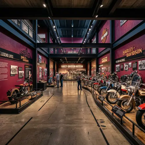 Harley Davidson Motorcycle Museum Interior