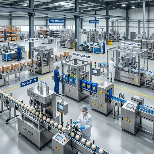 Efficient Filling & Packaging Equipment for Food, Cosmetic, Chemical, Pharmaceutical Industries